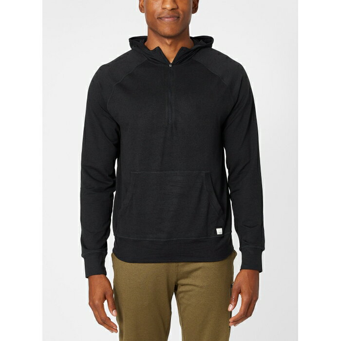 Vuori 【 Men's Ponto Performance 1/2 Zip Black Heather Men Black Heather 】 メンズ パフォーマンス 黒色 ブラック heather ヘザー スポーツ アウトドア ランニング マラソン ウェア メンズウェア メンズ 黒色 ブ