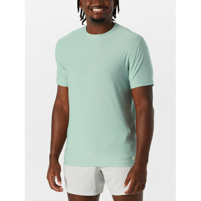 Vuori 【 Men's Strato Tech Tee Men Sea Spray 】 メンズ テック Tシャツ スポーツ アウトドア ランニング マラソン ウェア メンズウェア メンズ