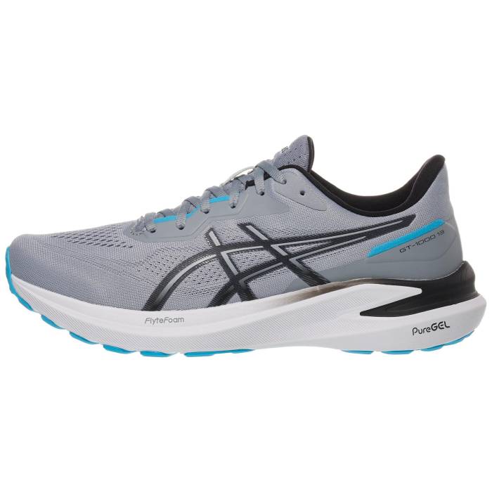 å Asics  Gt 1000 13 Men Sheet Rock/Black  13 ƥ ݡ ȥɥ ˥ ޥ饽 塼 󥺥塼   ֥å