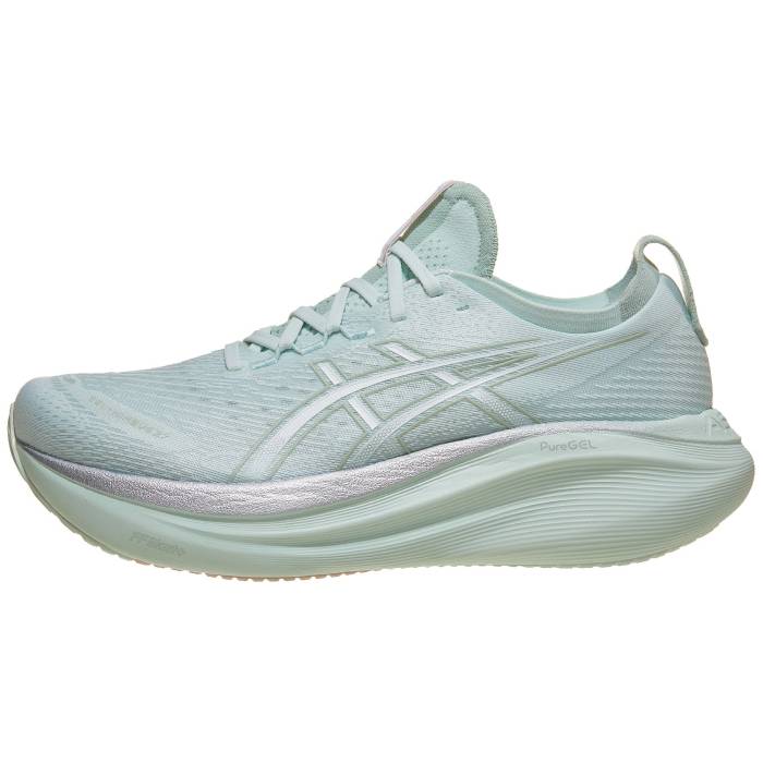 アシックス Asics 【 Gel Nimbus 27 Men Pure Aqua/White 】 スポーツ アウトドア ランニング マラソン シューズ メンズシューズ メンズ ピュア アクア 白色 ホワイト