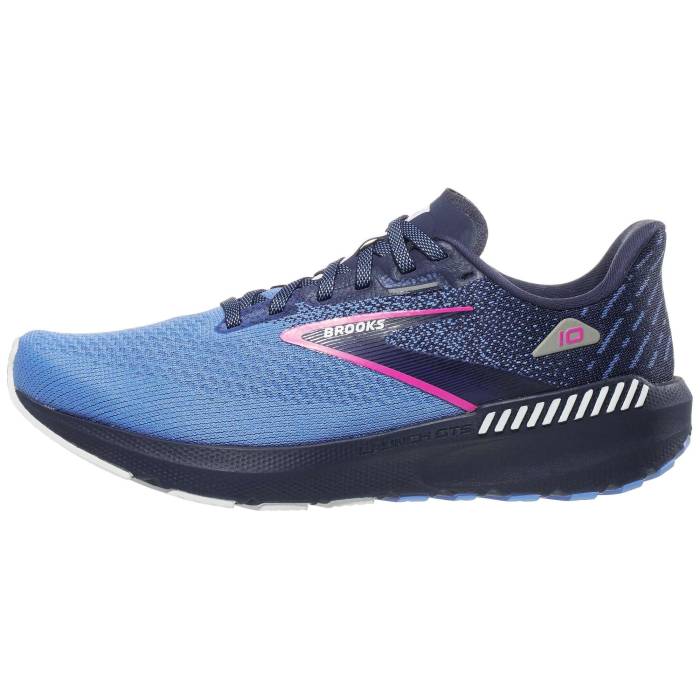 ブルックス Brooks 【 Launch Gts 10 Women Peacoat/Blue/Pink 】 GTS スポーツ アウトドア ランニング マラソン シューズ レディースシューズ レディース 青色 ブルー pink ピンク