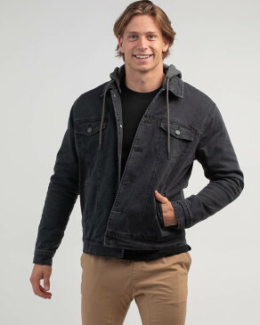 ジャケット 黒色 ブラック デニム メンズ 【 SKYLARK BYGONE JACKET BLACK DENIM 】