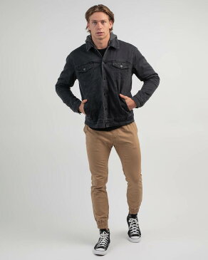 ジャケット 黒色 ブラック デニム メンズ 【 SKYLARK BYGONE JACKET BLACK DENIM 】