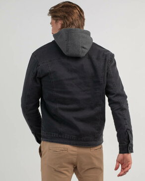 ジャケット 黒色 ブラック デニム メンズ 【 SKYLARK BYGONE JACKET BLACK DENIM 】