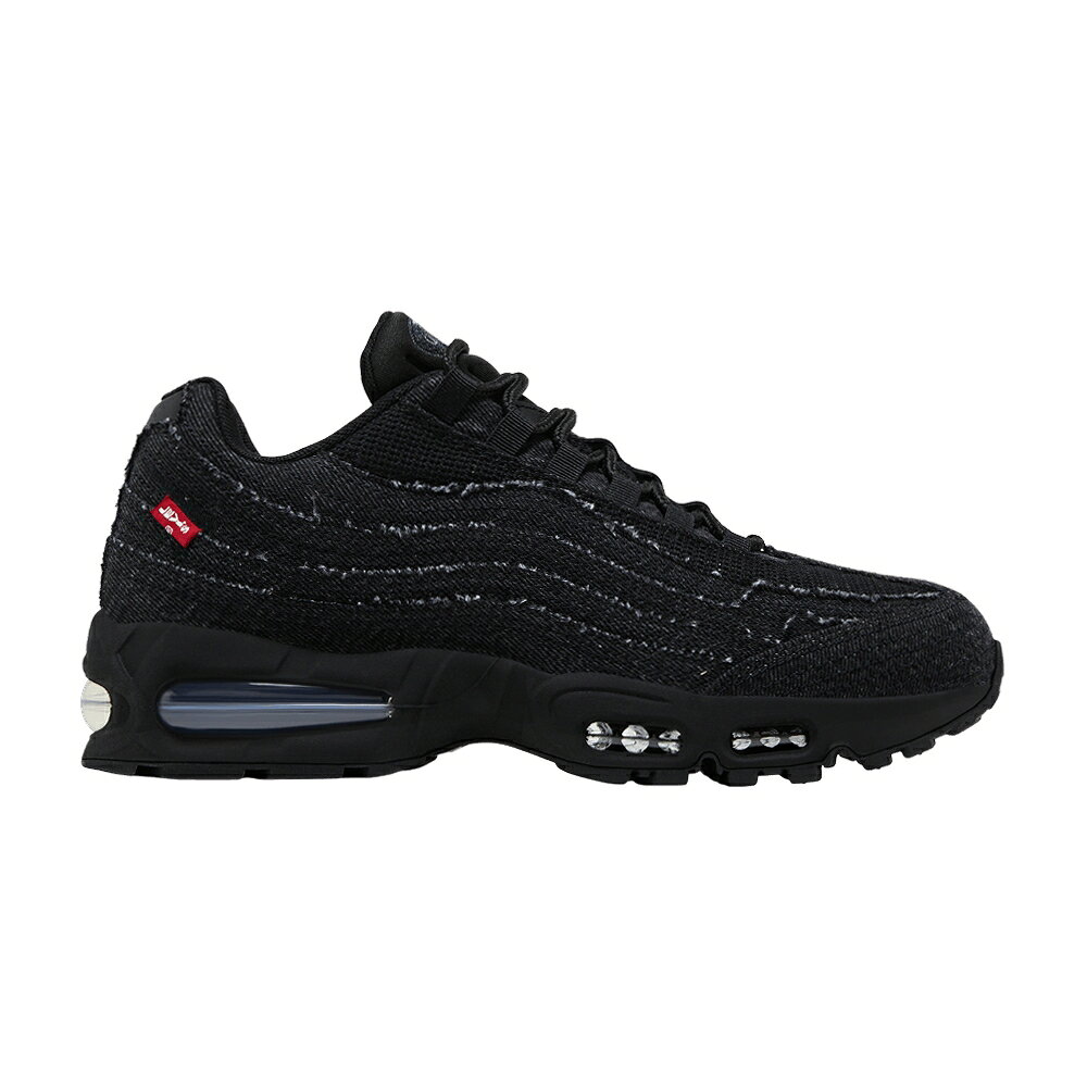 ナイキ マックス 黒色 ブラック 赤 レッド LEVI'S エアマックス 'BLACK ANTHRACITE' スニーカー メンズ NIKE X AIR MAX 95 OG / BLACK ANTHRACITE GYM RED