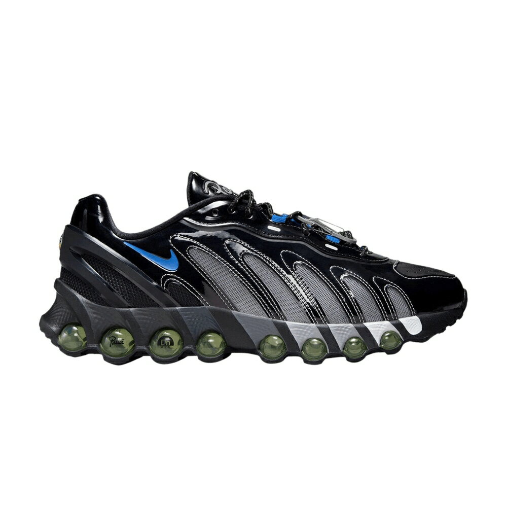 ナイキ マックス 黒色 ブラック 銀色 シルバー 白色 ホワイト ゲーム エアマックス 'BLACK SILVER' スニーカー メンズ NIKE PATTA X AIR MAX DN8 METALLIC / BLACK METALLIC SILVER WHITE GAME