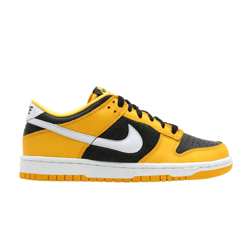 ナイキ ダンク 黒色 ブラック 白色 ホワイト ダンクロー ジュニア キッズ NIKE DUNK LOW GS / BLACK WHITE VARSITY MAIZE ベビー マタニティ スニーカー(4.0)