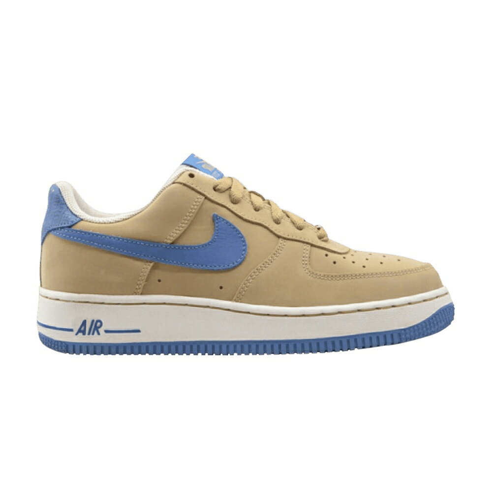 Sneakers - ナイキ 青色 ブルー エアフォース 'LINEN BLUE' ジュニア キッズ NIKE AIR FORCE 1 GS UNIVERSITY / LINEN UNIVERSITY BLUE ベビー マタニティ スニーカー