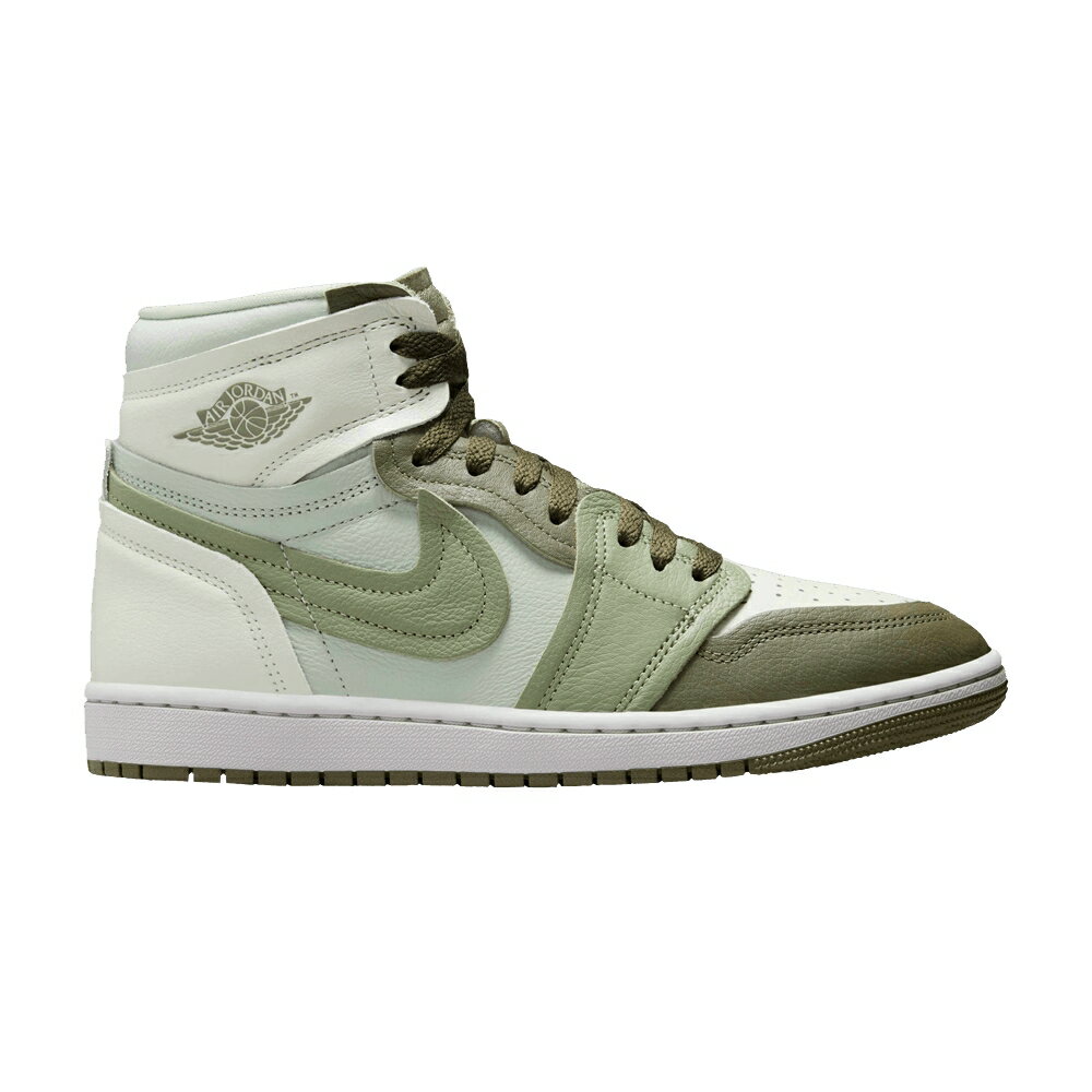 ナイキ ハイ オリーブ 緑 グリーン エアジョーダン 'MEDIUM GREEN' スニーカー レディース AIR JORDAN WMNS AIR JORDAN 1 HIGH METHOD OF MAKE OLIVE OIL / MEDIUM OLIVE OIL GREEN SEA GLASS