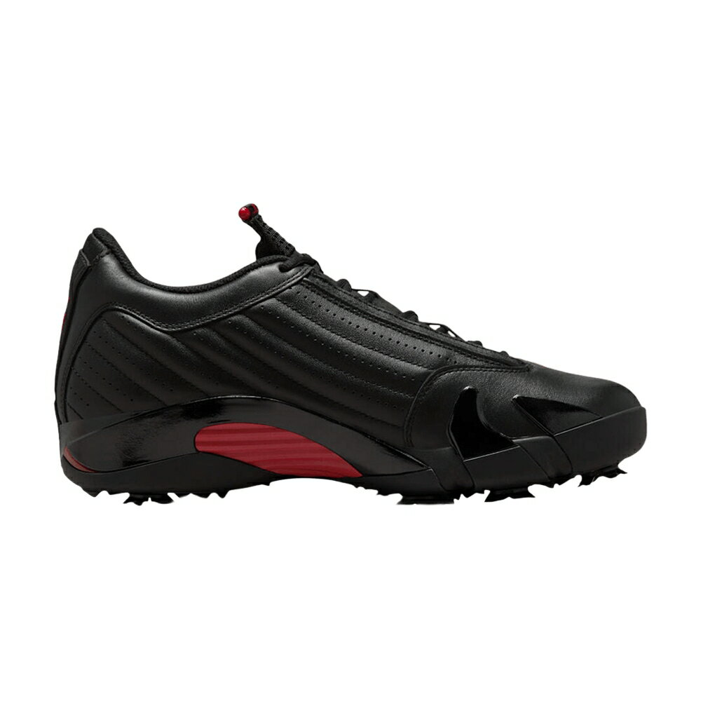 ナイキ ゴルフ 黒色 ブラック 赤 レッド エアジョーダン 'LAST SHOT' スニーカー メンズ AIR JORDAN AIR JORDAN 14 RETRO GOLF / BLACK VARSITY RED