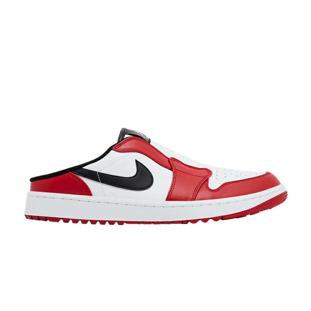 ナイキ ゴルフ 白色 ホワイト 赤 レッド 黒色 ブラック エアジョーダン 'CHICAGO' スニーカー メンズ AIR JORDAN AIR JORDAN 1 MULE GOLF / WHITE VARSITY RED BLACK