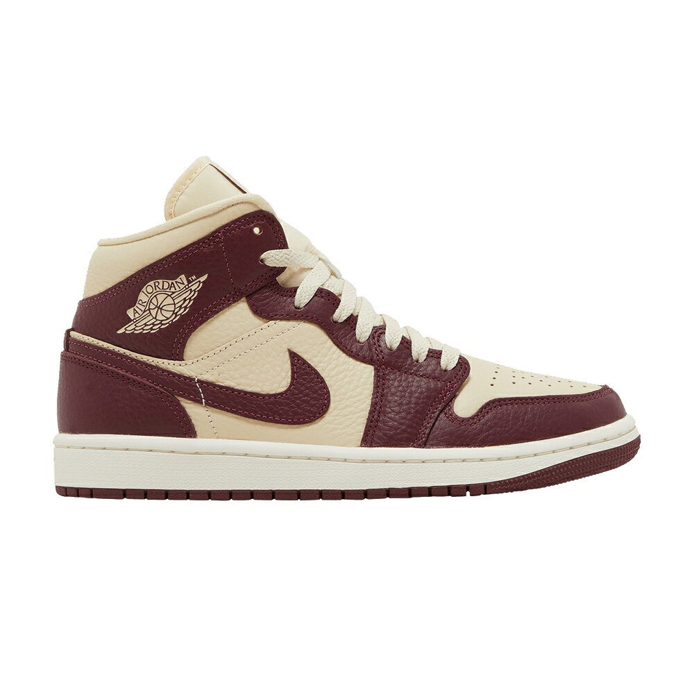 ナイキ ミッド 赤 レッド エアジョーダン 'SPLIT CHERRYWOOD' スニーカー レディース AIR JORDAN WMNS AIR JORDAN 1 MID SE - BEACH / BEACH SAIL CHERRYWOOD RED