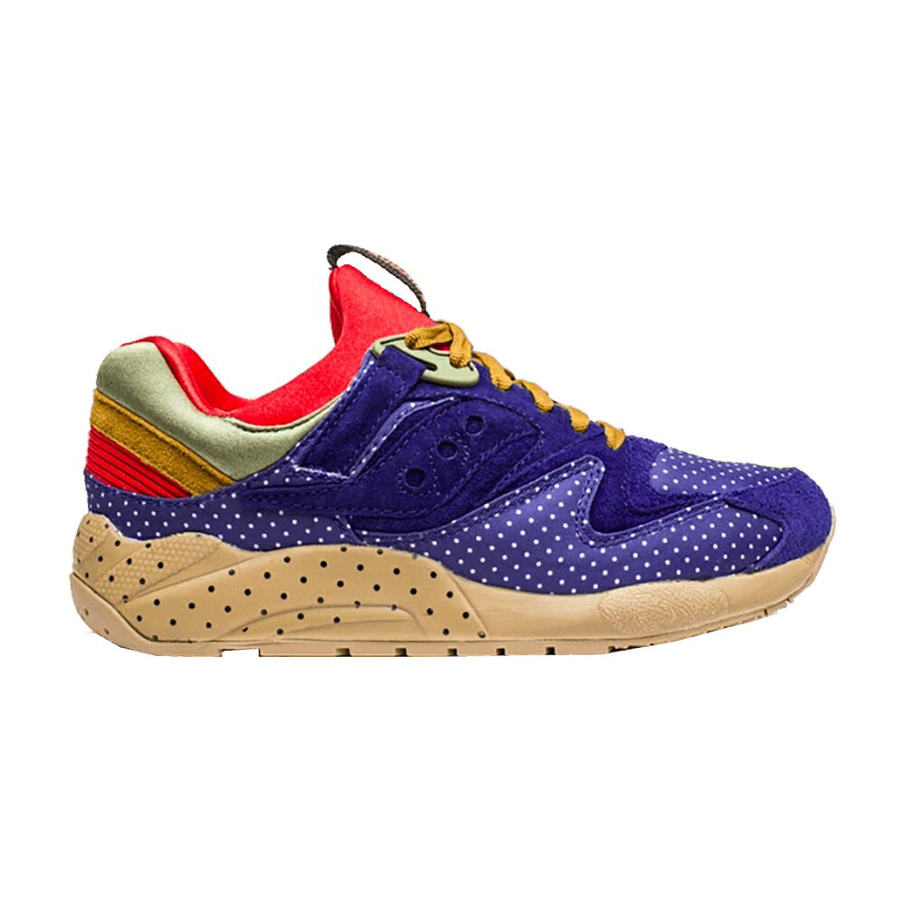 サッカニー 'POLKA DOT' スニーカー メンズ SAUCONY BODEGA X GRID 9000 / BLU TAN