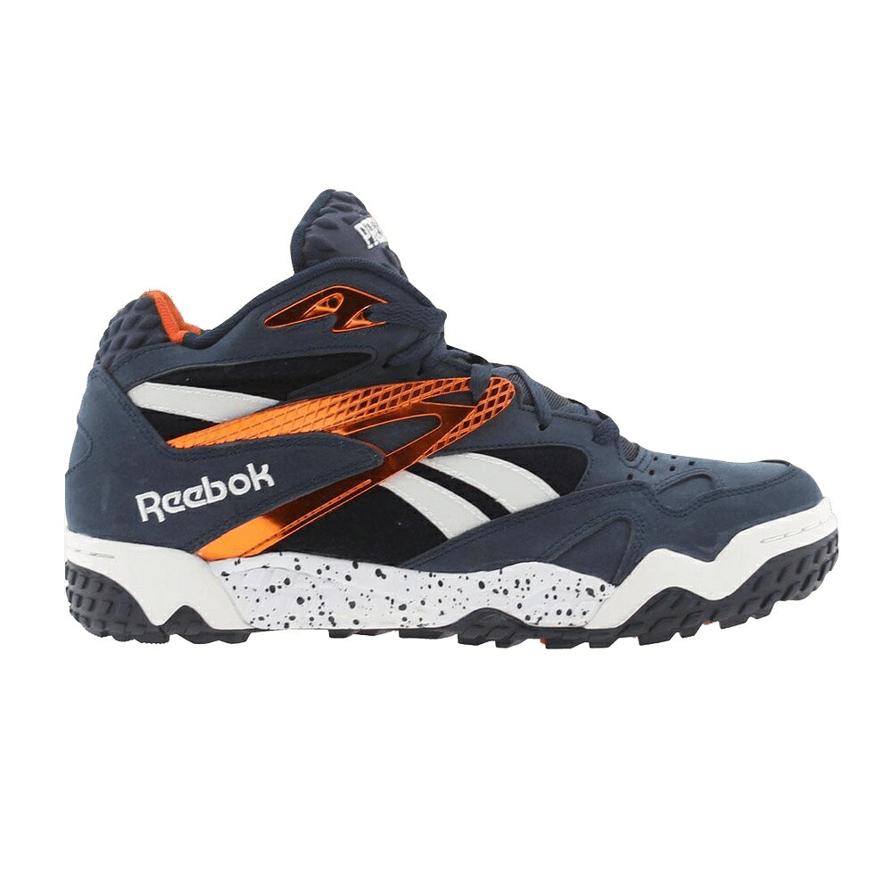 リーボック スクリメージ ミッド 紺色 ネイビー 白色 ホワイト スニーカー メンズ REEBOK SCRIMMAGE MID / NAVY PAPRIKA WHITE