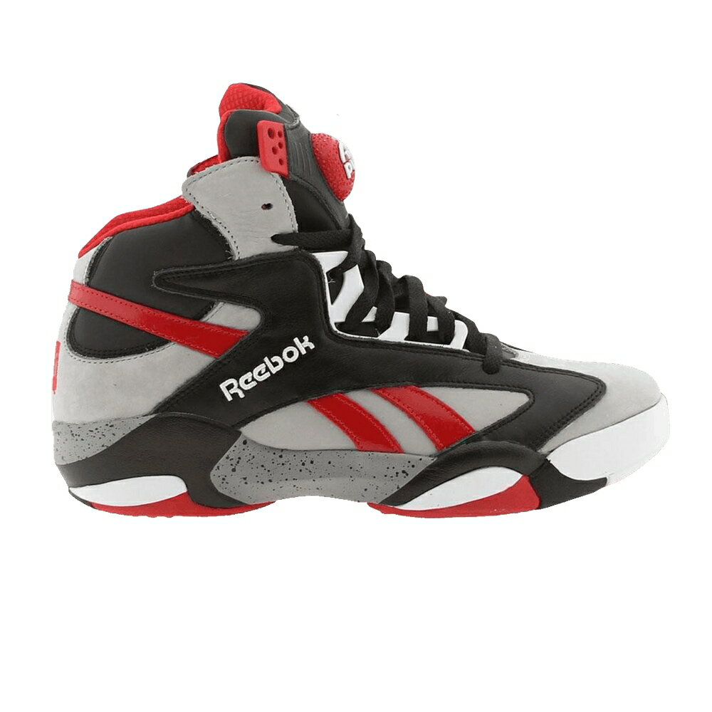 リーボック シャック 灰色 グレー 黒色 ブラック 赤 レッド シャックアタック 'BRICK CITY' スニーカー メンズ REEBOK SHAQ ATTAQ / TIN GREY BLACK EXCELLENT RED