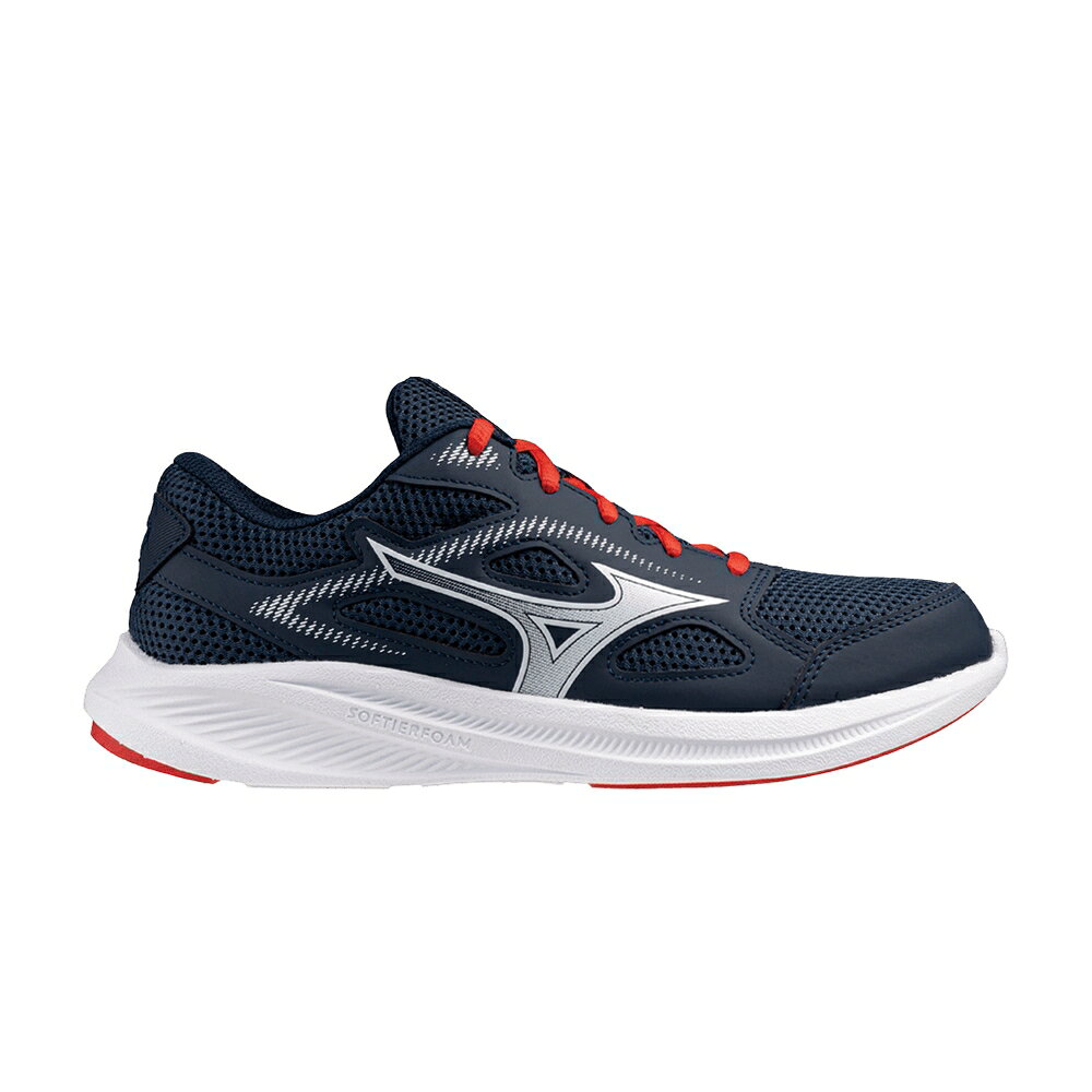 ミズノ 紺色 ネイビー 赤 レッド 'NAVY RED' スニーカー レディース MIZUNO WMNS MAXIMIZER 27 WIDE / NAVY RED