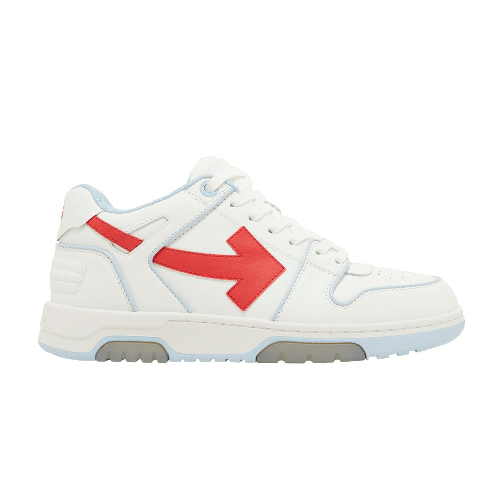 オフホワイト 青色 ブルー 白色 ホワイト 赤 レッド 'OUTLINED RED' スニーカー メンズ OFF-WHITE OUT OF OFFICE - LIGHT BLUE / WHITE LIGHT BLUE RED