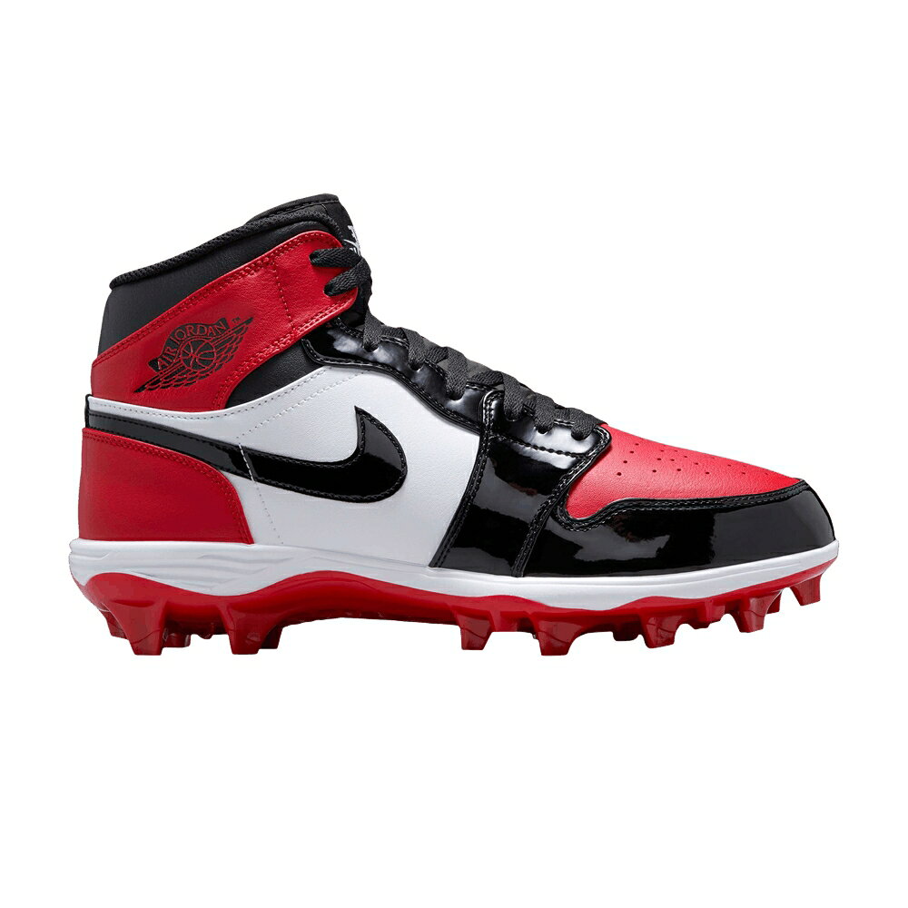 ナイキ ミッド 赤 レッド 白色 ホワイト 黒色 ブラック エアジョーダン 'BRED TOE' ベビー AIR JORDAN AIR JORDAN 1 MID TD CLEAT / GYM RED WHITE BLACK