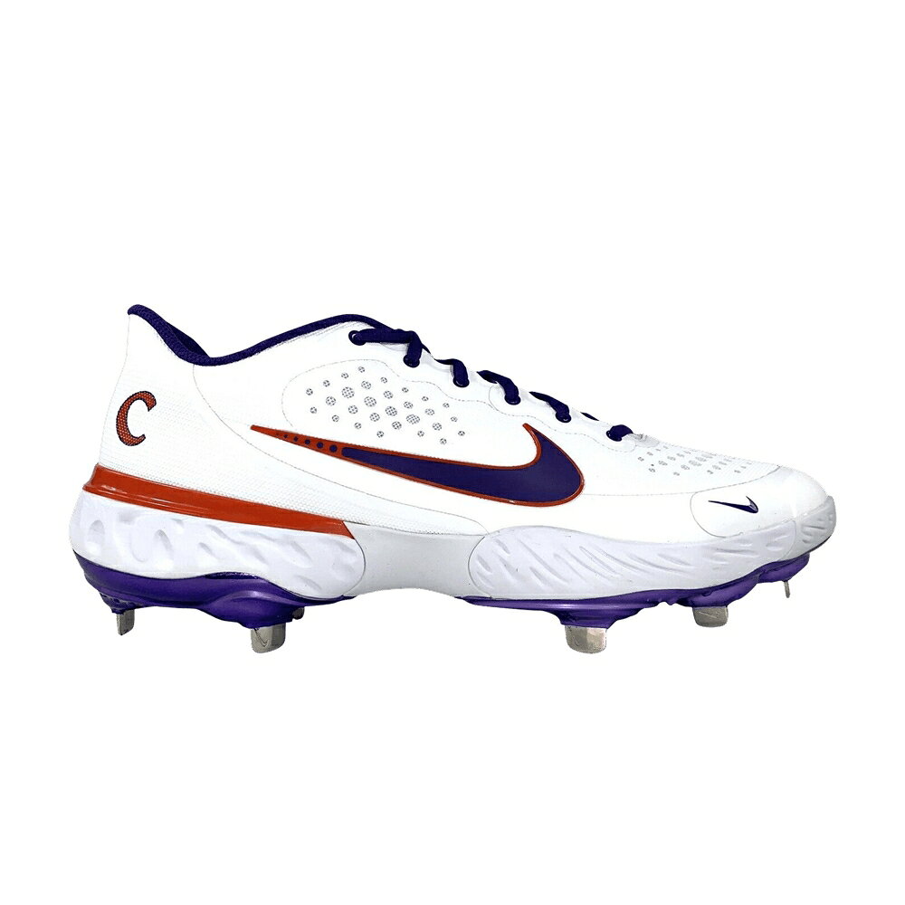 NIKE - ナイキ アルファ ハラチ エリート 白色 ホワイト チーム 橙 オレンジ アルファハラチ 'CLEMSON HOME' スニーカー メンズ NIKE ALPHA HUARACHE ELITE 3 LOW PE / WHITE TEAM ORANGE NEW ORCHID