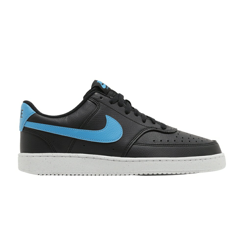Rakuten - ナイキ コート レーザー 黒色 ブラック 白色 ホワイト 青色 ブルー 'BLACK BLUE' スニーカー メンズ NIKE COURT VISION LOW NEXT NATURE LASER / BLACK WHITE LASER BLUE