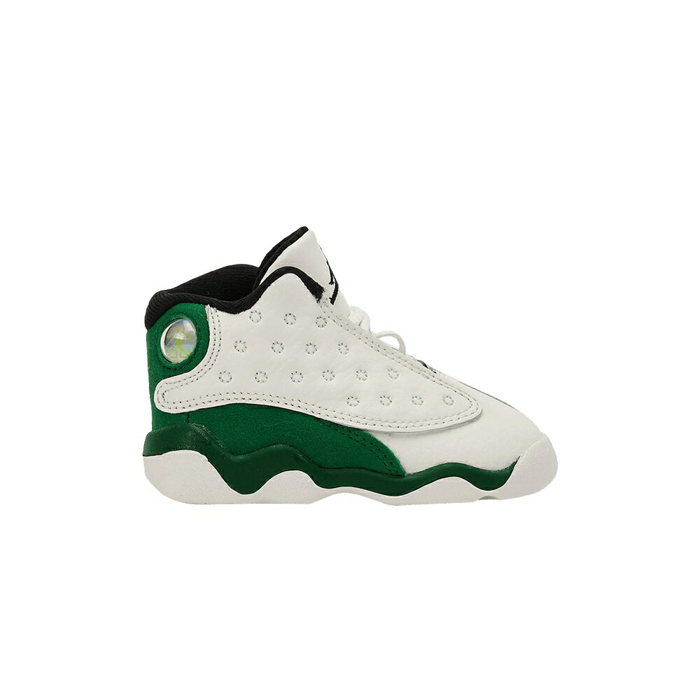 ナイキ サーティーン 黒色 ブラック 緑 グリーン エアジョーダン 'SAIL GREEN' ベビー AIR JORDAN AIR JORDAN 13 RETRO TD PINE / SAIL BLACK PINE GREEN