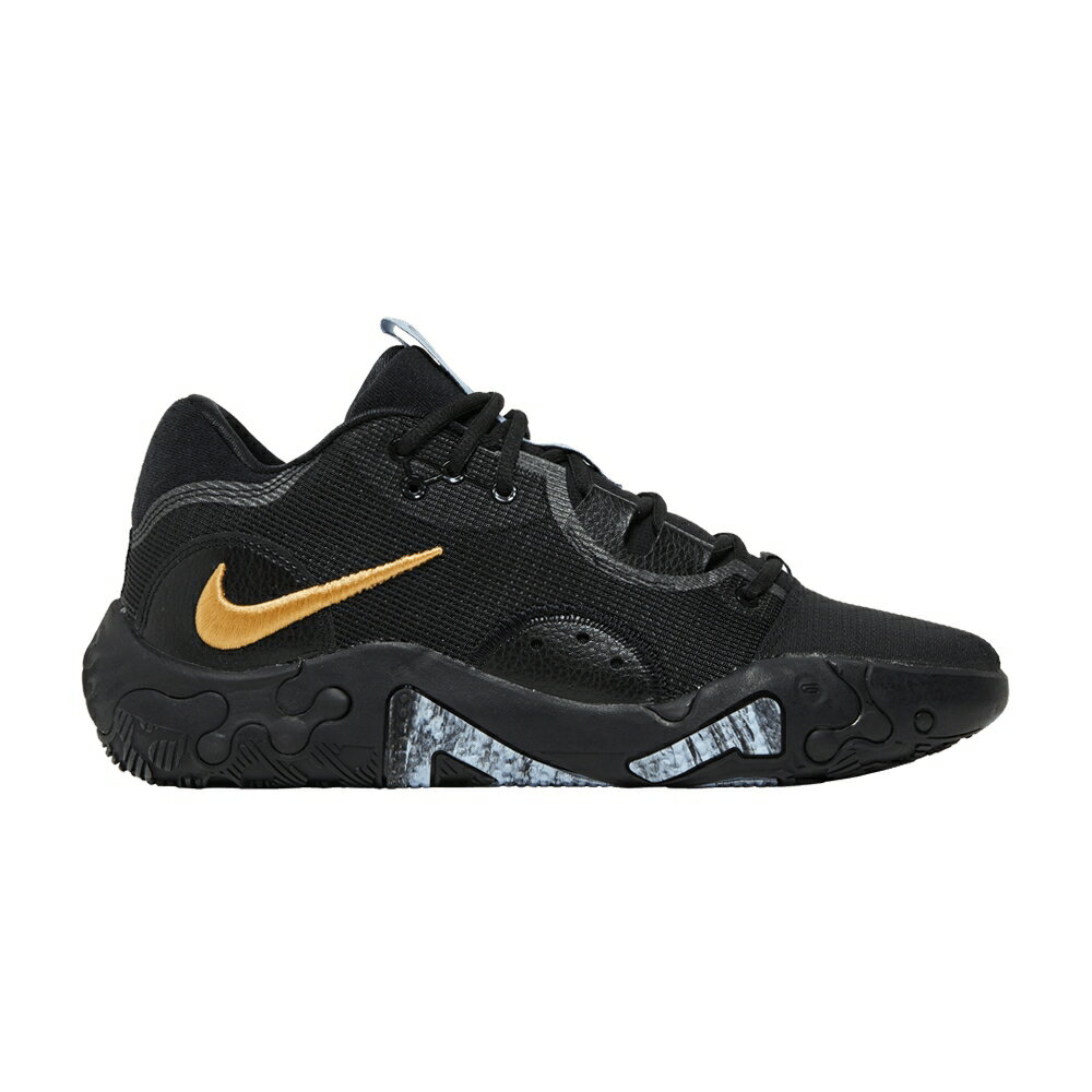 ナイキ 黒色 ブラック 青色 ブルー クリーム 'BLACK GOLD' スニーカー メンズ NIKE PG 6 METALLIC / BLACK CELESTINE BLUE PEACH CREAM