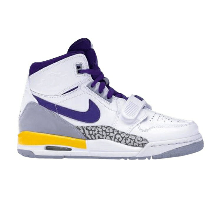 AIR JORDAN ナイキ レガシー 白色 ホワイト フィールド エアジョーダン 'LAKERS' ジュニア キッズ 【 NIKE LEGACY FIELD JORDAN 312 GS WHITE PURPLEAMARILLO 】