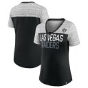 ファナティクス レイダース Vネック Tシャツ レディース 黒色 ブラック WOMEN'S 【 FANATICS RAIDERS CLOSE QUARTERS V-NECK T-SHIRT - / BLACK 】 レディースファッション トップス カットソー(4)
