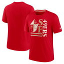 ナイキ フォーティーナイナーズ ロゴ Tシャツ メンズ 赤 レッド MEN 039 S 【 NIKE 49ERS WORDMARK LOGO T-SHIRT - / RED 】 メンズファッション トップス カットソー