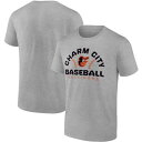 ファナティクス オリオールズ Tシャツ メンズ 灰色 グレー MEN'S 【 FANATICS ORIOLES ICONIC GO FOR TWO T-SHIRT - / GREY 】 メンズファッション トップス カットソー