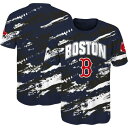 アウタースタッフ 赤 レッド Tシャツ 青色 ブルー レッドソックス ジュニア キッズ 【 OUTERSTUFF RED SOX STEALING HOME T-SHIRT - BOYS' GRADE SCHOOL / BLUE 】 ベビー マタニティ トップス カットソー