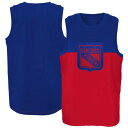 アウタースタッフ レンジャース タンクトップ 青色 ブルー ジュニア キッズ 【 OUTERSTUFF RANGERS REVITALIZE TANK TOP - BOYS' GRADE SCHOOL / BLUE 】 ベビー マタニティ トップス Tシャツ カットソー