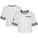 アウタースタッフ 白色 ホワイト Tシャツ ホワイトソックス ジュニア キッズ 【 OUTERSTUFF WHITE SOX BALL STRIPED T-SHIRT - BOYS' GRADE SCHOOL / 】 ベビー マタニティ トップス カットソー