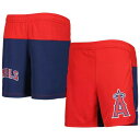 アウタースタッフ エンゼルス ショーツ ハーフパンツ 赤 レッド ジュニア キッズ 【 OUTERSTUFF ANGELS 7TH INNING STRETCH SHORTS - BOYS' GRADE SCHOOL / RED 】 ベビー マタニティ ボトムス