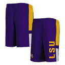 アウタースタッフ ルイジアナステイト ショーツ ハーフパンツ 紫 パープル ジュニア キッズ 【 OUTERSTUFF LSU LATERAL MESH SHORTS - BOYS' GRADE SCHOOL / PURPLE 】 ベビー マタニティ ボトムス