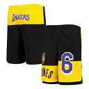 アウタースタッフ レイカーズ ショーツ ハーフパンツ 黒色 ブラック ジュニア キッズ 【 OUTERSTUFF LAKERS PANDEMONIUM SHORTS - BOYS' GRADE SCHOOL / BLACK 】 ベビー マタニティ ボトムス