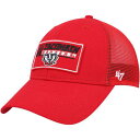 フォーティーセブンブランド ウィスコンシン トラッカー 赤 レッド ジュニア キッズ 【 47 BRAND 47 BRAND WISCONSIN LEVEE TRUCKER ADJUSTABLE HAT - BOYS' GRADE SCHOOL / RED 】 ベビー マタニティ キャップ 帽子