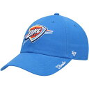 フォーティーセブンブランド サンダー ロゴ レディース 青色 ブルー WOMEN'S 【 47 BRAND 47 BRAND THUNDER MIATA CLEAN UP LOGO ADJUSTABLE HAT - / BLUE 】 バッグ キャップ 帽子 レディースキャップ 帽子