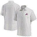 トミーバハマ ブレーブス スリーブ メンズ 白色 ホワイト 半袖 MEN'S 【 TOMMY BAHAMA TOMMY BAHAMA BRAVES BAJA MAR SHORT SLEEVE BUTTON-UP SHIRT - / WHITE 】 メンズファッション トップス