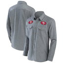 コレクション フォーティーナイナーズ スリーブ メンズ 灰色 グレー 長袖 MEN'S 【 NFL X DARIUS RUCKER COLLECTION BY FANATICS NFL X DARIUS RUCKER COLLECTION BY FANATICS 49ERS CHAMBRAY BUTTON-UP LONG SLEEVE SHIRT - / GREY 】 メ