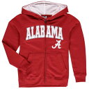 コロシアム アラバマ ロゴ フルジップ フーディー パーカー 赤 レッド & FULLジップフーディー ジュニア キッズ 【 COLOSSEUM ALABAMA APPLIQUE ARCH LOGO FULL-ZIP HOODIE - BOYS' GRADE SCHOOL / RED 】 ベビー マタ