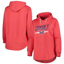 vtB[ Ls^Y t[X t[fB[ p[J[ fB[X  bh WOMEN'S y PROFILE CAPITALS PLUS SIZE FLEECE PULLOVER HOODIE - / RED z fB[Xt@bV gbvX