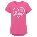 アウタースタッフ カーディナルス Tシャツ ピンク ジュニア キッズ 【 OUTERSTUFF CARDINALS LOVELY T-SHIRT - GIRLS' GRADE SCHOOL / PINK 】 ベビー マタニティ トップス カットソー