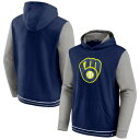 ファナティクス ブルワーズ フーディー パーカー メンズ 青色 ブルー MEN'S 【 FANATICS BREWERS LAST WHISTLE PULLOVER HOODIE - / BLUE 】 メンズファッション トップス