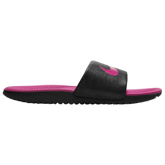ナイキ Nike 【 Kawa Slides Girls' Grade School Pink/Black 】 キッズ ベビー マタニティ キッズファッション 靴 サンダル pink ピンク 黒色 ブラック