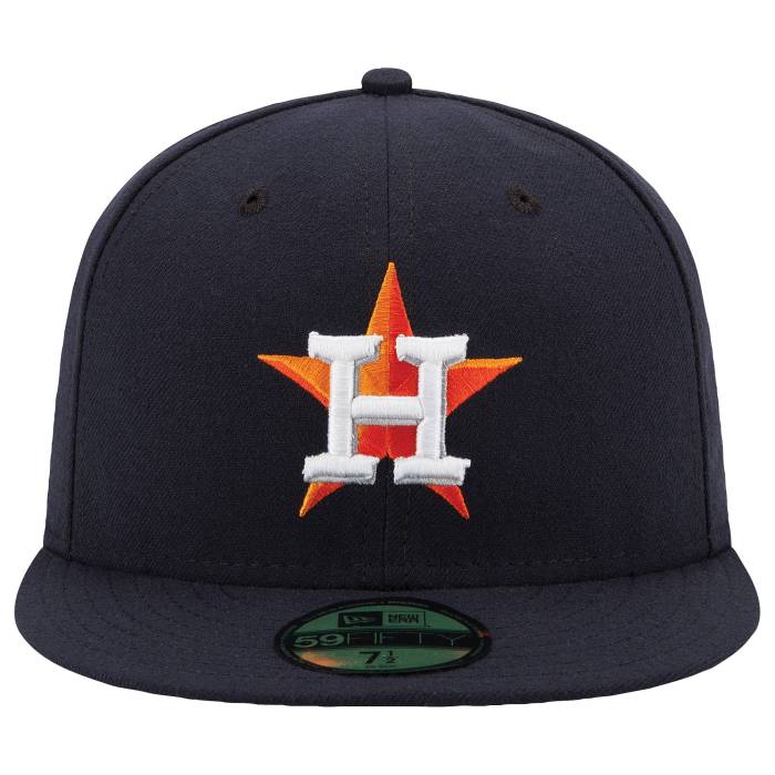 ニューエラ New Era 【 Astros 59Fifty Authentic Cap Adult Navy/Red 】 アストロズ オーセンティック キャップ 帽子 バッグ 小物 ブランド雑貨 帽子 メンズ帽子 キャップ ユニセックス 紺色 ネイビー Red 赤