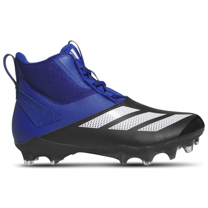 ǥ Adidas  Adizero Chaos Linemen Men's Black/Team Royal Blue/White  ǥ ...