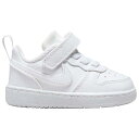 ナイキ Nike 【 Court Borough Low Recraft Boys' Toddler White/White 】 コート キッズ ベビー マタニ...
