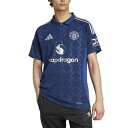アディダス Adidas 【 Manchester United 24/25 Away S/S Jersey Men's Night Indigo 】 ユナイテッド 半袖 Tシャツ ジャージ メンズファッション トップス その他 メンズ ナイト 藍色・インディゴ