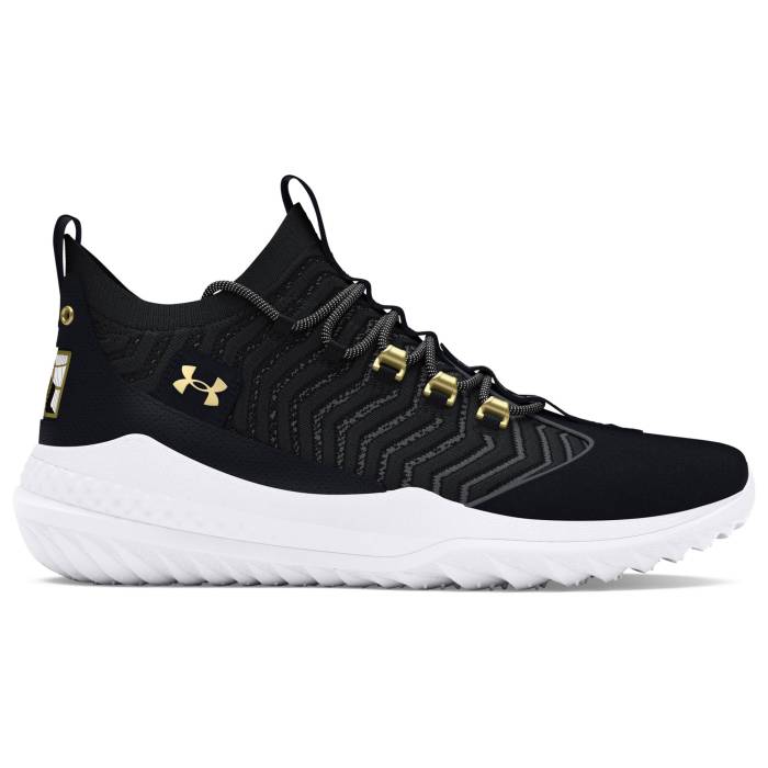 アンダーアーマー Under Armour 【 Harper 9 Turf Men's Black/White/Metallic Gold 】 ターフ メンズ ...
